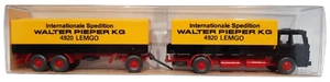 1:87 Scale Wiking 25421 MAN F7 Rigid & Drawbar Trailer - Walter Pieper KG - BNIB - Picture 1 of 1
