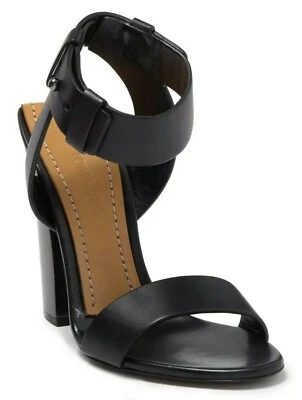 Tom Ford Women's Leather Ankle Strap Heel Sandal Black Size 40 / US 10 - Italy - Image 1 of 4