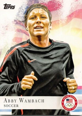 abby wambach 2012 TOPPS  US OLYMPIC TEAM  #93 SOCCER - Image 1 of 2
