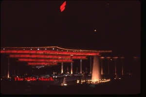Las Vegas Nevada Caesar's Palace Casino at night 1984 Kodachrome 35mm Dia - Bild 1 von 1