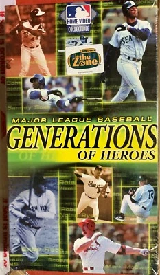Major League Baseball Generations of Heroes VHS Mark McGwire Sammy Sosa NEW - Image 1 of 3