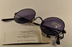 Vintage Sunglasses GIORGIO ARMANI EA 001 706 made in Italy from 90s size 44[ ]21 - Picture 1 of 11