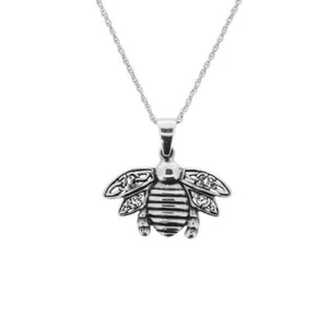 Outlander inspirierte keltische Biene Silber Anhänger - Bild 1 von 1