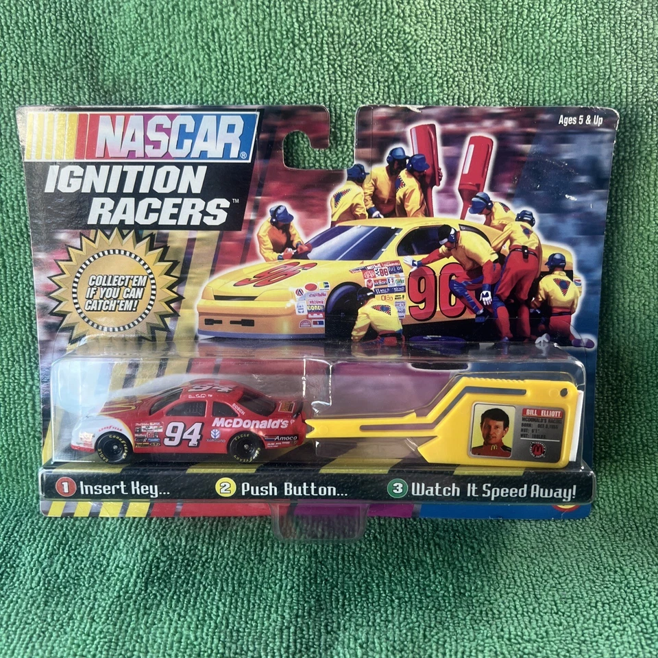 1997 Toy Biz NASCAR #94 Bill Elliott Ignition Racers 1:64 - Image 1 of 2