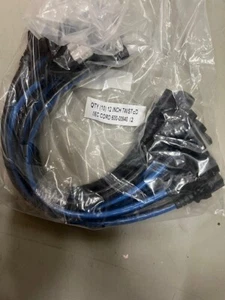 (10) CABLE DE ALIMENTACIÓN ESTÁNDAR IEC12X20 TWIST IEC ESTÁNDAR ATLANTIC MEDIO AZUL Y NEGRO 12" - Imagen 1 de 3