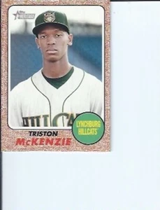 Triston McKenzie 2017 Topps Heritage Minors impresión corta - Imagen 1 de 1