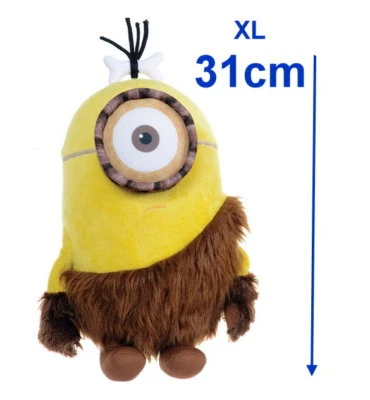 Minions Minion Stuart Plüsch Figur Caveman Cave Man XL 31 cm Stoff - Bild 1 von 2
