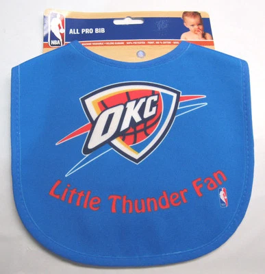 NBA Little Oklahoma City Thunder Fan Bebé Infantil TODO PROFESIONAL BIB Rojo por WinCraft Foto 1 de 2