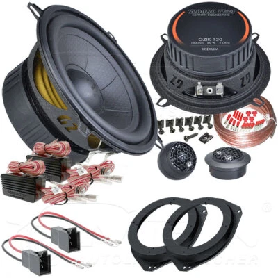 GROUND ZERO LAUTSPRECHER für OPEL CORSA C 2000-2006 Front Vorn 2-Wege 140W #AO4Y - Bild 1 von 4