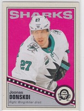 19/20 OPC...JOONAS DONSKOI...RETRO PARALLEL...CARD # 189...SHARKS