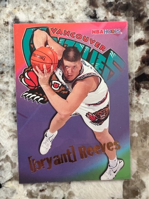 Bryant Reeves Vancouver Grizzlies Basketball Rookie Sports Bryant Reeves Vancouver Grizzlies Basketball Rookie Sports