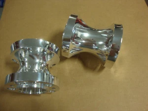 BIG DOG MOTORCYCLES 2009 COYOTE POLISHED 250 REAR WHEEL HUB SET 12 & 15 - Picture 1 of 2