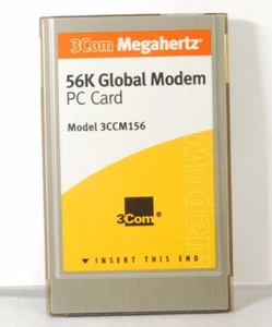 3Com Megahertz 56K Global GSM & cellular Modem PC Card. Model 3CCM156. Used. - Picture 1 of 1