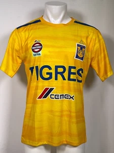 Tigres UANL Monterrey Home Yellow Soccer Jersey Men's MEDIUM - Picture 1 of 16