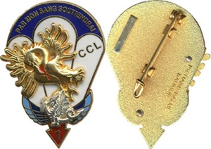 1. R.P.I.M.a, C.C.L, DURCH MEIN BLUT WERDE ICH UNTERSTÜTZEN, vergoldet, Pich.Balme - Bild 1 von 1