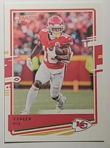 TYREEK HILL  2020 DONRUSS #2 Kansas City Chiefs  - Picture 1 of 2