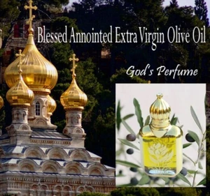 ¡Nuevo! Aceite de oliva virgen extra Blessed Unting 15 ml - botella adornada chapada en oro - Imagen 1 de 6