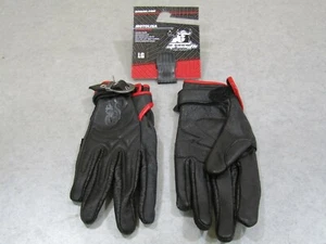 SPEED AND STRENGTH MOTOLISA LEATHER WOMENS GLOVE BLACK SIZE: LARGE - Picture 1 of 2