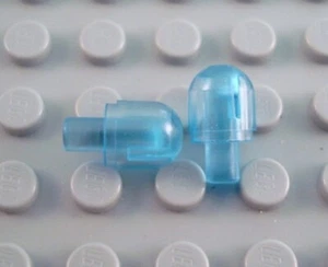 LEGO Lot of 2 Translucent Medium Blue Bionicle Barraki Eye Parts - Picture 1 of 1