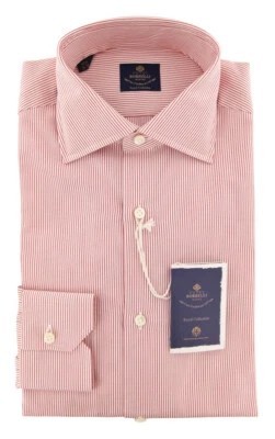 Camisa Roja Luigi Borrelli - Delgada - (EV06RC1881RED) Foto 1 de 4