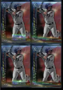 LOT OF (4) ELOY JIMENEZ 2017 BOWMAN CHROME #BTP-8 TOP 100 ROOKIE RC FC8349 - Picture 1 of 1