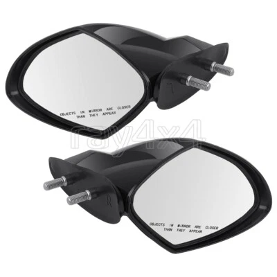 2 Black Mirrors For Yamaha VX WaveRunner 2005 06 07 08 2009 Deluxe/Cruiser/Sport - Image 1 of 4