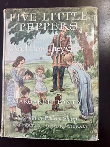 ** Five Little Peppers And How They Grew : Illustrated Junior Library HCDJ 1948 - Imagen 1 de 11