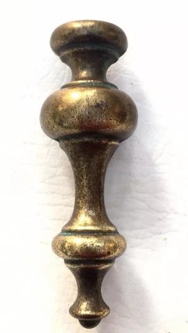antique brass vintage drawer pull cabinet knob  French Provincial 1 1/2” Center Cover