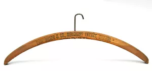 VINTAGE WOOD ADVERTISING HANGER CARL JOSEPH MERCHANT TAILORS CHICAGO - Picture 1 of 2