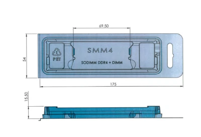 LOT 10x Antistatic Memory RAM Case Clam Shell Packaging DDR4 SODIMM RDIMM UDIMM - Image 1 of 4