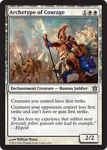 *MRM* FR/VF Arch�type du courage - Archetype of Courage MTG Divines - Imagen 1 de 1
