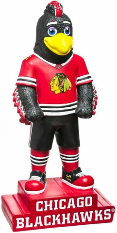 NHL Chicago Blackhawks MASCOT - Team Garden Statue, New Cover