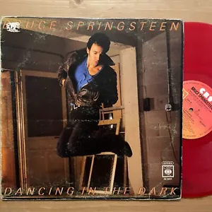 BRUCE SPRINGSTEEN Dancing in the Dark *NM RED VINYL* 12" SINGLE MEXICO 1984 - Picture 1 of 2