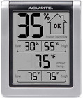 Humidity Monitor Wireless Digital Indoor Outdoor Thermometer with Temp Gauge Fit