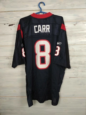David Carr Houston Texans Jersey MEDIUM Shirt Mens Trikot Maillot NFL Reebok Cover