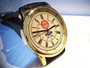 Jaguar XK140 Souvenir Tribute Wrist Watch, Retro early 1950's Style Round Dial - Picture 1 of 3