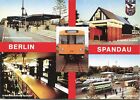 AK BERLIN SPANDAU U-Bahnhof /Bahnhöfe Rathaus, Zitadelle etc Anfang 80er