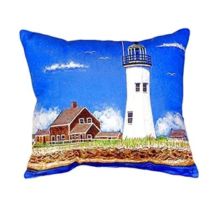 Scituate MA Lighthouse No Cord Pillow 16x20 - Picture 1 of 1
