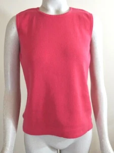 Jeanne Pierre Damen ärmelloses Top aus 100% Baumwolle mit Rundhalsausschnitt, rosa, Größe S - Bild 1 von 9