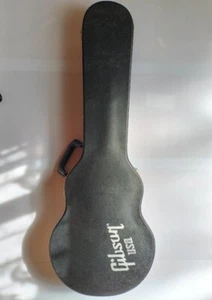 Gibson USA thin Les Paul black hard case used Rare - Picture 1 of 11