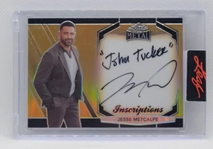 2024 Leaf Metal "John Tucker" Jesse Metcalfe Auto #ed 19/100 - Picture 1 of 2