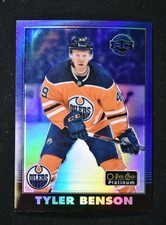 2020-21 O-Pee-Chee Platinum Retro Rainbow Blue Rookies #R-90 Tyler Benson /149