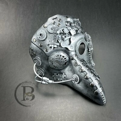 2022 STEAMPUNK PLAGUE DOCTOR MASK HALLOWEEN FACE MASK STEAMPUNK BIRD - Image 1 of 4