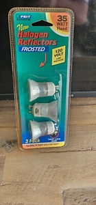 Feit Electric 35 Watt Frosted Flood Reflector GU10 (3 Bulbs) 120 Volts NEW - Picture 1 of 2