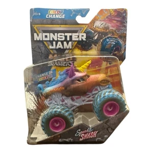 2025 MONSTER JAM MUD BLASTERS COLOR CHANGE SPARKLE SMASH WAVE 2 **NEW** - Picture 1 of 4