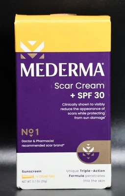 Merderma Scar Cream + SPF 30, 0.7 oz, EX: 02/2027 - Image 1 of 4