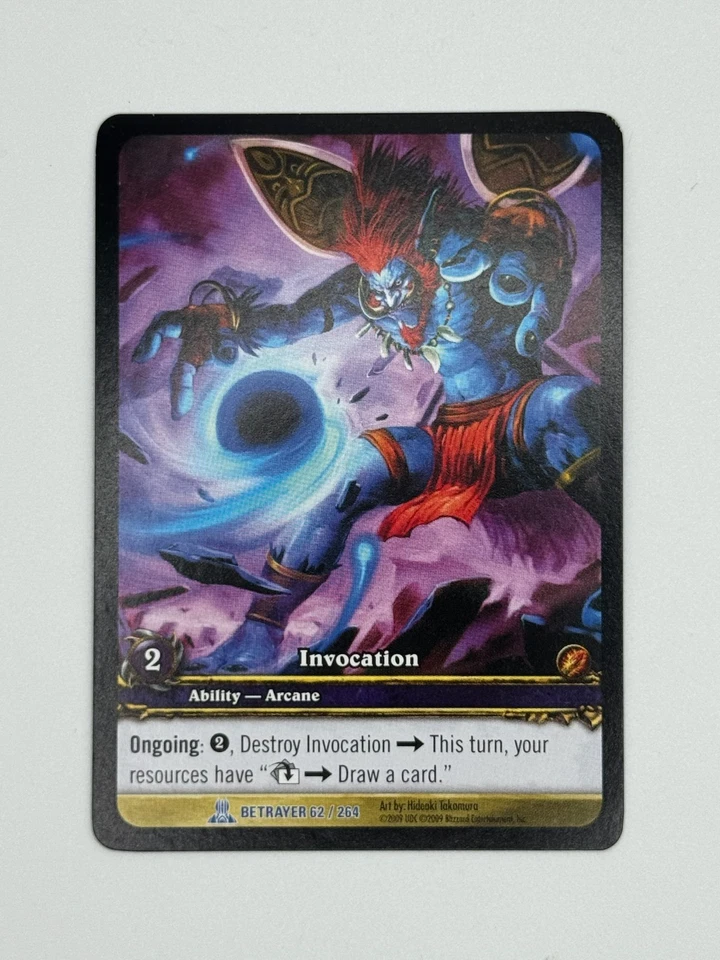 World of Warcraft TCG Betrayer 62/264 Extended Art Invocation - Image 1 of 1