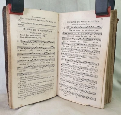 LIVRE ANCIEN 1859, MUSIQUE, PARTITIONS GRADUEL ROMAIN, DIJON - Photo 1/4