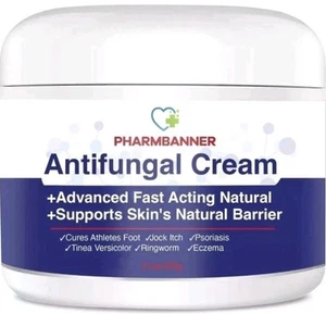 Pharmbanner Antifungal Cream Jock Itch Psoriasis Ringworm Treatment 60g 07/2026 - Picture 1 of 7