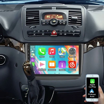 2G+64G Android 14 DAB+ Für Mercedes Benz Vito 2 639 Viano 2 Autoradio 10 ZOLL BT - Bild 1 von 4